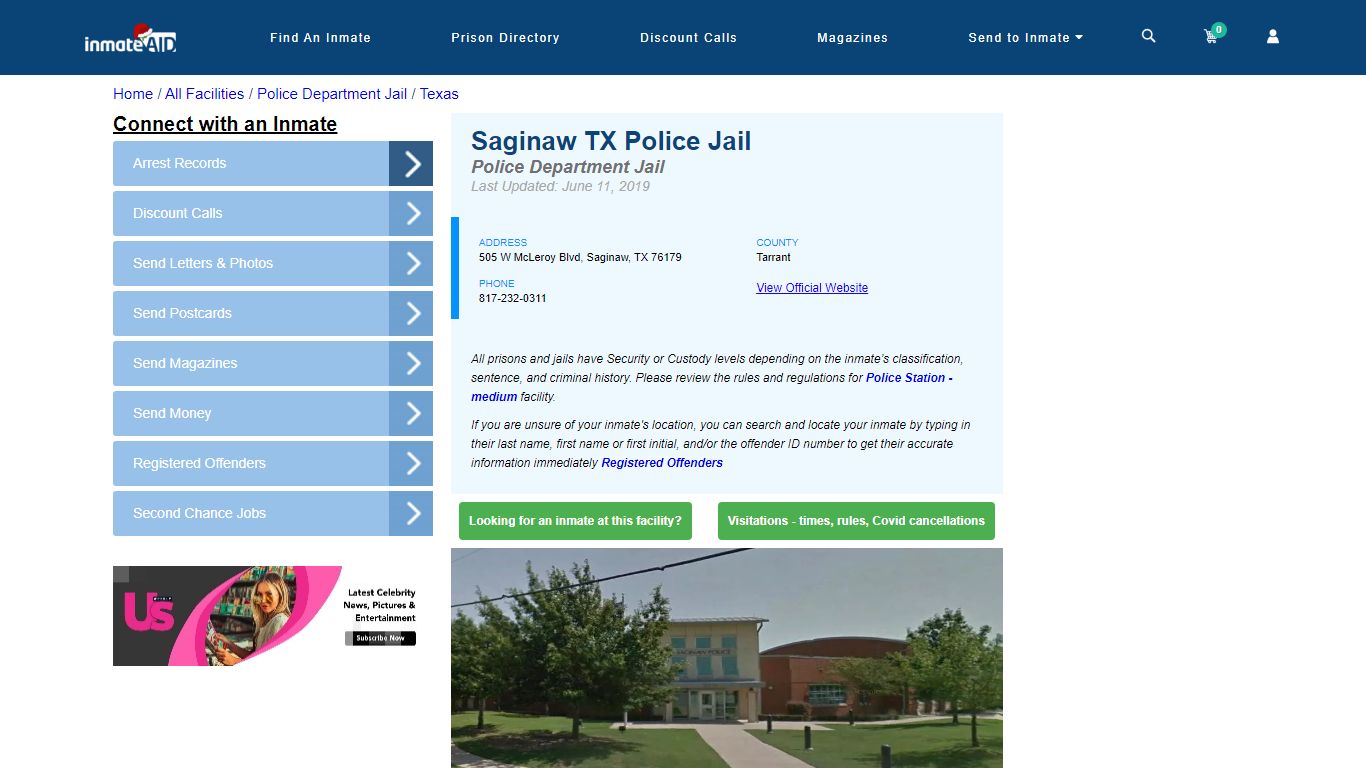Saginaw TX Police Jail & Arrest Search - InmateAid